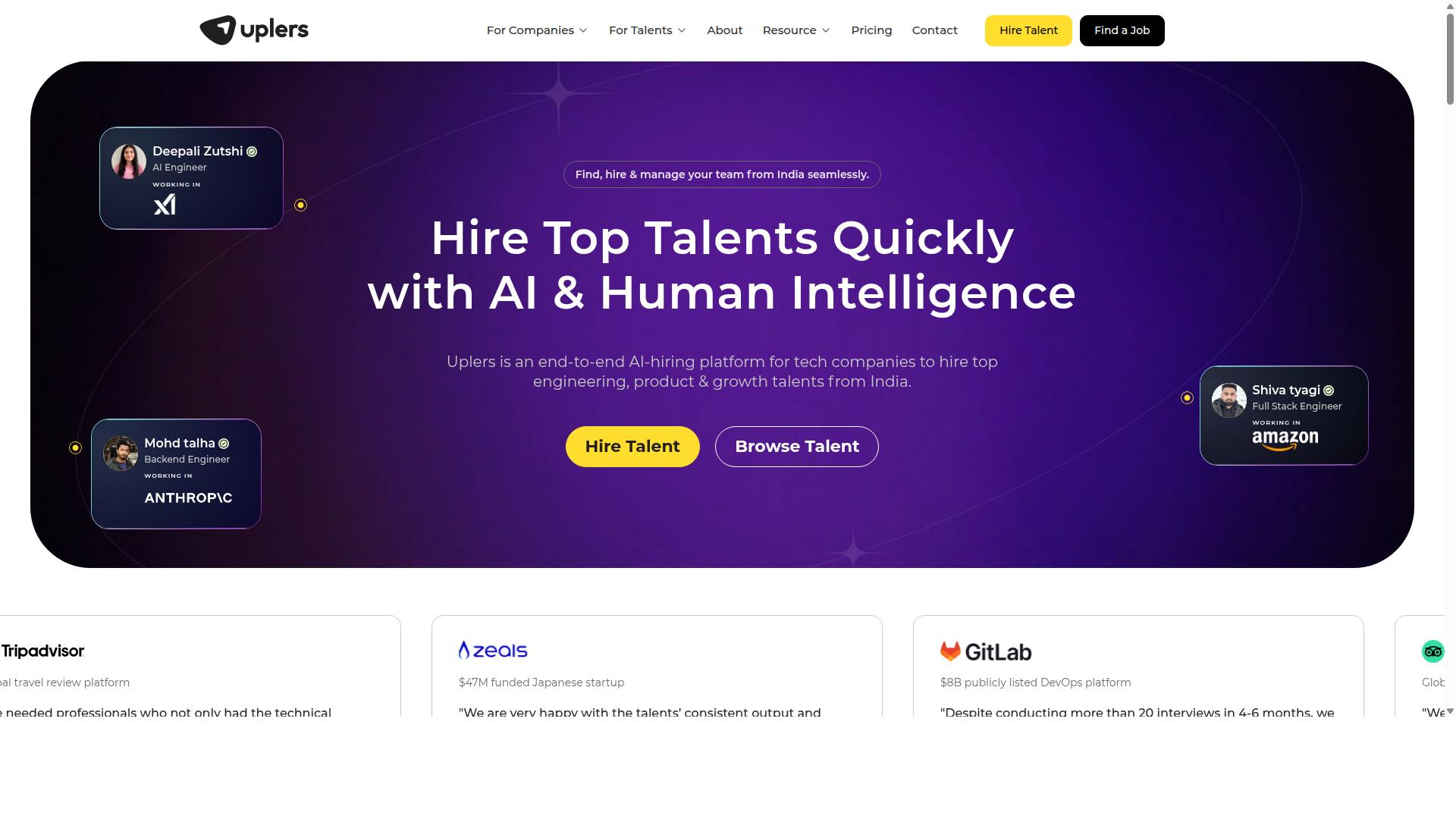 Quantum Workplace website